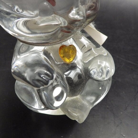 Vintage Fenton November Glass Teddy Bear/ November Birthday/ Hand Made - Picture 2 of 5